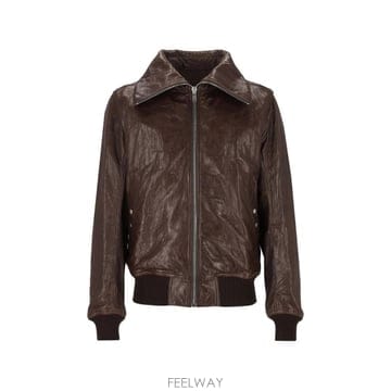 26 FW 릭오웬스 드라큐플라이트 레더 보머 재킷 RU02F4751 TP458883484