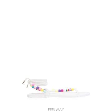 26 FW 앤시언트 그릭 샌들 에스더 비즈 플랫 샌들 ESTHERBEADSROPEJELLYWHITE TP45