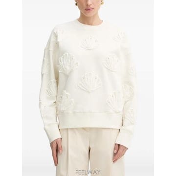 26 FW Forte Forte shell applique sweatshirt 14605MYTSHIRT TP