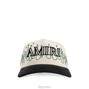26 FW 아미리 로고 자수 베이스볼 캡 모자 AMSAHE1069 TP456556730