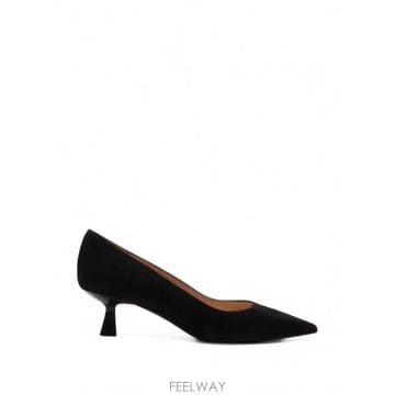 26 FW 스튜어트와이츠먼 스튜어트 스컬프트 포인티드 토 펌프스 SO391SUEBLK TP457503281