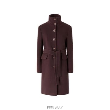 26 FW PINKO 벨트 버튼다운 코트 107521A3FG TP457548376