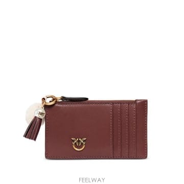 26 FW PINKO 러브 버즈 레더 카드홀더 107088A0F1 TP458746833