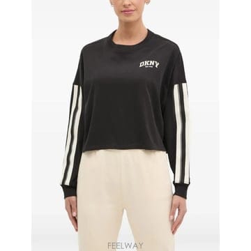 26 FW 디케이앤와이 스트라이프 소매 티셔츠 DP5T1226 TP457502231