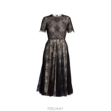 26 FW 에르뎀 floral lace short sleeve dress AW26D4652821000 TP4