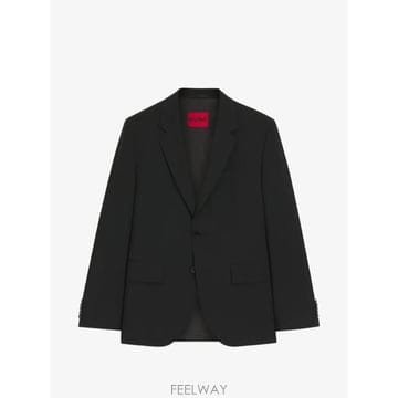 26 FW HUGO 노치드 라펠 싱글 브레스티드 블레이저 50540159 TP455782505