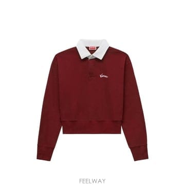 26 FW 겐조 로고 자수 폴로 칼라 스웨터 FG62PO5504SU TP458616286