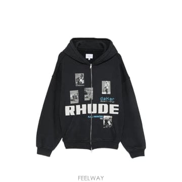 26 FW 루드 로고 프린트 후드 집업 RHPF26HO01512 TP455990425