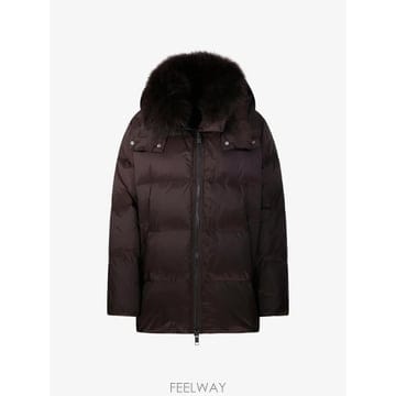 26 FW 이브살로몬 퍼 트리밍 후드 패딩 재킷 24WFM01576U06W TP458604755