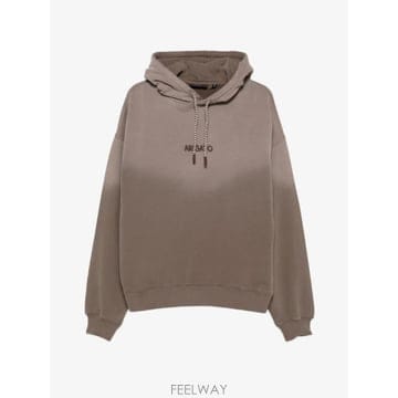26 FW 악셀아리가토 로고 자수 드로스트링 후드티 A4224002 TP458602204