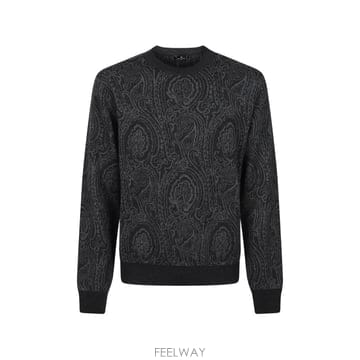 26 FW 에트로 페이즐리 자카드 스웨터 MRKF0096AQ12XN0702 TP457270214