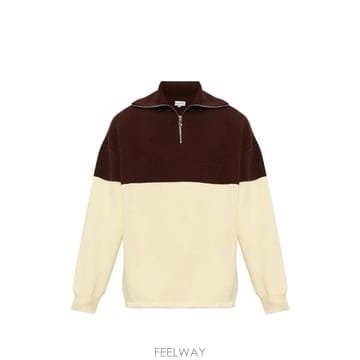 26 FW 로에베 애너그램 자수 컬러 블록 스웨터 H526Y14KO9 TP459592853