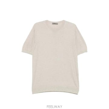 26 FW 꼬르넬리아니 크루넥 티셔츠 27M5182725144 TP455752502