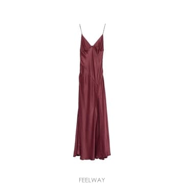 26 FW 알베르타페레티 글리터 이펙트 스파게티 스트랩 맥시 드레스 AEF262U04226627 TP4572