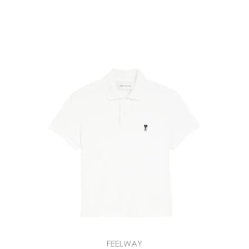 26 FW 아미 아미 드 쾨흐 코튼 폴로 셔츠 H26FPL454760 TP459592591
