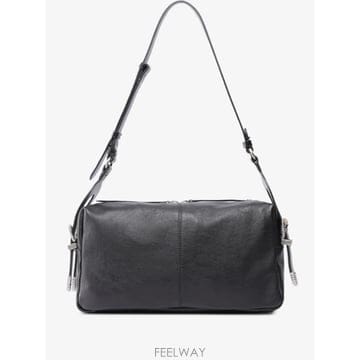 26 FW PINKO 키퍼 백 뉴 바이커 레더 미디엄 숄더 백 106676A2JG TP459412611