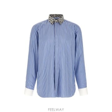 26 FW 톰포드 애니멀 프린트 칼라 스트라이프 셔츠 HRVF06S0382 TP459592195