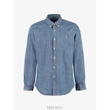 26 FW 폴로 랄프로렌 커스텀 핏 데님 셔츠 710792043001 TP459591220