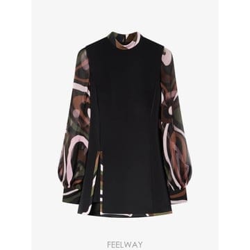 Emilio Pucci 26 FW PUCCI ����Ʈ �Ҹ� ���� �巹�� 6URG206U601 TP45941119526 FW PUCCI ����Ʈ �Ҹ� ���� �巹�� 6URG206U601 TP4594