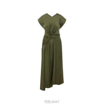 Victoria Beckham 26 FW ���丮�ƺ��� �Ƹ��� Ʈ����Ʈ ������ �̵� �巹�� 1426WDR007292D TP45830698226 FW ���丮�ƺ��� �Ƹ��� Ʈ����Ʈ ������ �̵� �巹�� 