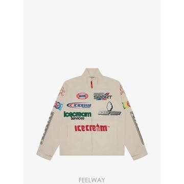 | Other Brand | 26 FW ICECREAM Pit Crew zip up sport jacket ICOU26307 TP459726 FW ICECREAM Pit Crew zip up sport jacket ICOU26307 