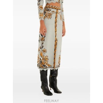 | Other Brand | 26 FW FARM Rio stained glass beauty knit skirt 361260 TP459626 FW FARM Rio stained glass beauty knit skirt 361260 