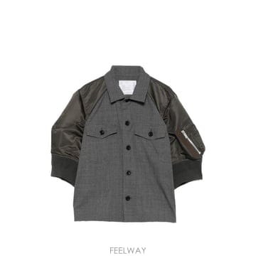 Sacai 26 FW ��ī�� �г� ���� �Ҹ� ��Ŷ 2608567 TP45627160626 FW ��ī�� �г� ���� �Ҹ� ��Ŷ 2608567 TP456271606