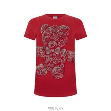 Philipp Plein 26 FW �ʸ��÷��� ǻ�� �� �ö�� �׵� Ƽ���� FAFCWTK3979PJY002N TP45741541826 FW �ʸ��÷��� ǻ�� �� �ö�� �׵� Ƽ���� FAFCWTK397