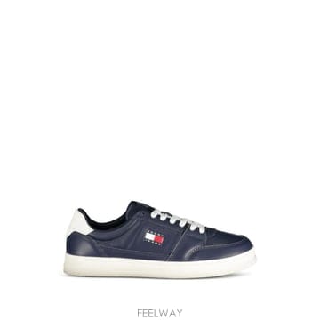 26 FW Tommy Jeans 그리니치 로고 패치 레더 스니커즈 EM0EM01574 TP459405966