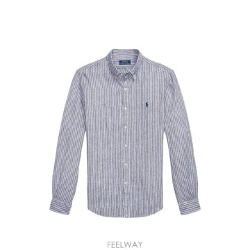 26 FW 폴로 랄프로렌 스트라이프 긴소매 셔츠 710B15647001 TP454302247
