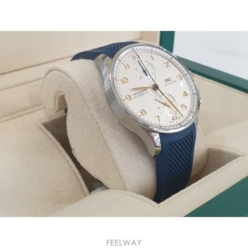 IWC 포르투기저 골드핸즈 러버밴드 IW371604