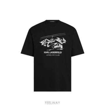 26 FW 칼라거펠트 아프레 스키 클럽 티셔츠 B4M17055999 TP456736874