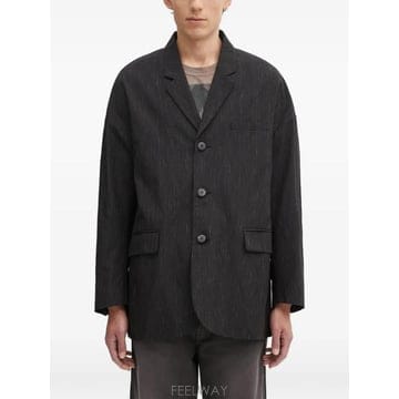 Visvim 26 FW ����� pinstripe pattern blazer 125105013025 TP45531566626 FW ����� pinstripe pattern blazer 125105013025 TP4