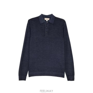 26 FW 120 LINO 긴소매 폴로 셔츠 33ELIM39G2000G421700F0021 TP4596905