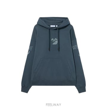 26 FW 오프화이트 스윔 로고 스케이트 후드티 44MBB085F26F002460 TP456254188