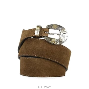 | Other Brand | 26 FW Fortela Salish engraved buckle suede belt SALISHLM048B26 FW Fortela Salish engraved buckle suede belt SALISH