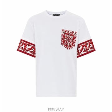 Dolce&Gabbana FW26[��ü�ذ��ٳ�] Ƽ���� G8SB2T G7P5HI15DQ [B0]FW26[��ü�ذ��ٳ�] Ƽ���� G8SB2T G7P5HI15DQ [B0]