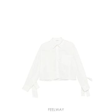 Cecilie Bahnsen 26 FW ���Ǹ��� �ݼ� Frina bow detail embroidered shirt 26RTW1200126 FW ���Ǹ��� �ݼ� Frina bow detail embroidered shirt