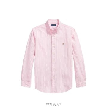 26 FW 폴로 랄프로렌 커스텀 핏 시어서커 옥스포드 셔츠 710B22593001 TP457315146