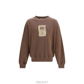 Palm Angels 26FW �ʾ����� �ĵ� Ƽ���� PAMBA004FL006 6063 BROWN26FW �ʾ����� �ĵ� Ƽ���� PAMBA004FL006 6063 BROWN