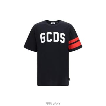 GCDS 26FW �����𿡽� ���� Ƽ���� Z0MLQC106J101 999R BLACK26FW �����𿡽� ���� Ƽ���� Z0MLQC106J101 999R BLACK