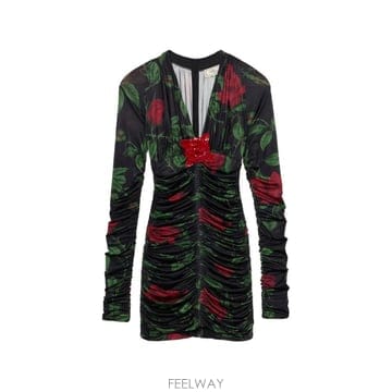 Blumarine 26 FW ���縶�� ���� ����Ʈ �ָ� �̴� �巹�� RF6242J1620L9637 TP45968889426 FW ���縶�� ���� ����Ʈ �ָ� �̴� �巹�� RF6242J162