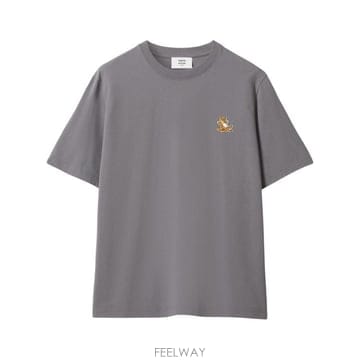 Maison Kitsune 26FW ����Ű���� ���� Ƽ���� MRMJT37KJ7025 0585 GREY26FW ����Ű���� ���� Ƽ���� MRMJT37KJ7025 0585 GREY