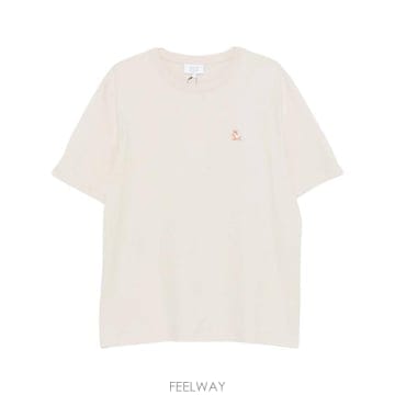 Maison Kitsune 26FW ����Ű���� ���� Ƽ���� MRMJT37KJ7025 0548 BEIGE26FW ����Ű���� ���� Ƽ���� MRMJT37KJ7025 0548 BEIGE
