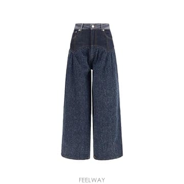 26 FW 가니 패치워크 진 A1100194 TP459007866