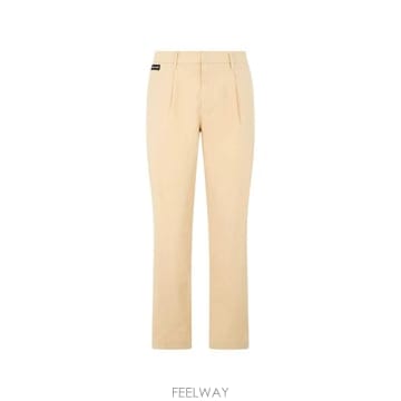26 FW 로베르토 카발리 로고 패치 플리츠 코튼 팬츠 SOT20DCE002 TP459447049