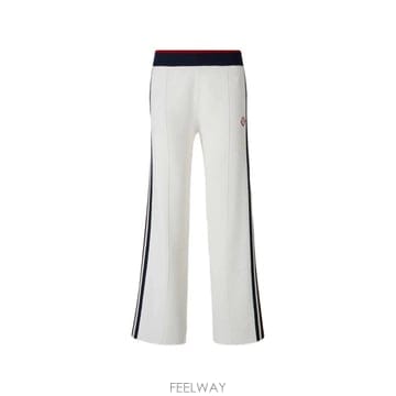 26 FW 카사블랑카 카페 컬추럴 스트라이프 로고 패치 트랙팬츠 MAW26KW147801 TP45800017