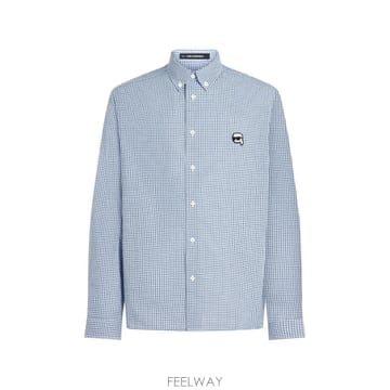 26 FW 칼라거펠트 아이콘 체크 셔츠 B1M16007C47 TP457385186