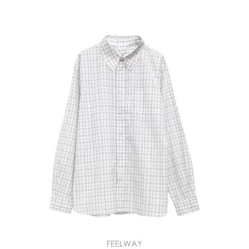 | Other Brand | 26 FW Willy Chavarria OS LS ���׶�� üũ ���� ��ư�ٿ� ���� MMWTO006 TP4526 FW Willy Chavarria OS LS ���׶�� üũ ���� ��ư��
