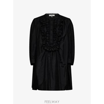 Chloe 26 FW ���ο� long sleeve mini dress in technical taffeta CH26WR26 FW ���ο� long sleeve mini dress in technical taffe